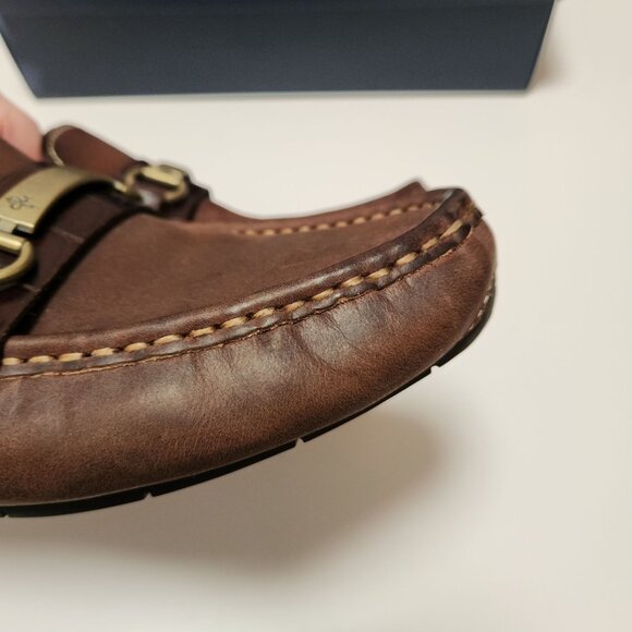 Cole Haan Somerset Bit II Brown Croc Print Trim Loafers Leather Mens Shoes 8.5 main image 10